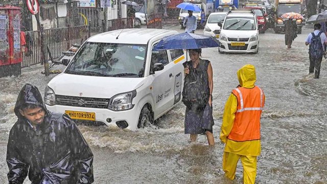 ভারী বৃষ্টিতে বিপর্যস্ত মুম্বাইয়, বন্ধ শিক্ষা প্রতিষ্ঠান - দৈনিকশিক্ষা