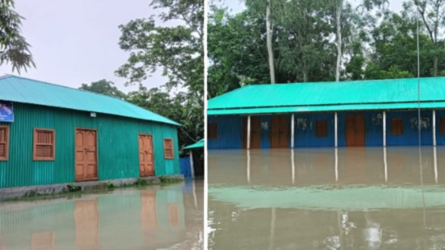 বন্যা: পানি বাড়ছেই, বন্ধ অনেক শিক্ষা প্রতিষ্ঠান - দৈনিকশিক্ষা