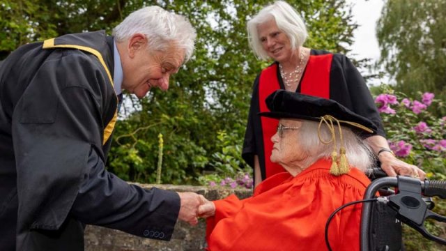 Physicist, 98, honoured with doctorate 75 years after groundbreaking discovery