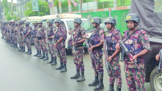 রাজধানীতে বিজিবির টহল জোরদার - দৈনিকশিক্ষা