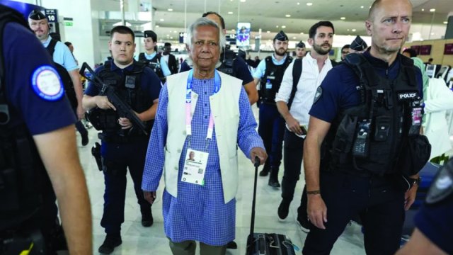 Dr. Yunus is heading to Bangladesh to take office as its interim leader Thursday