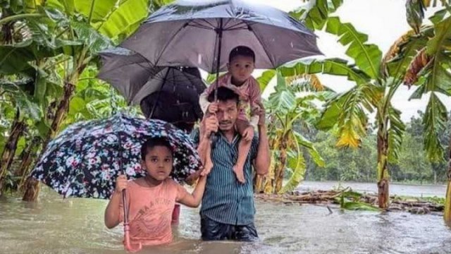 বন্যা পরিস্থিতির উন্নতি, পানিবন্দি এখনো ৭ লাখ পরিবার - দৈনিকশিক্ষা