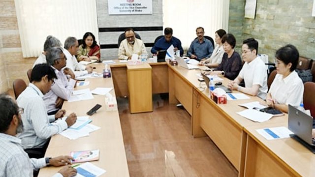 Koica delegation calls on DU VC