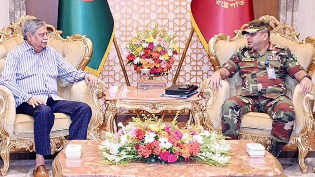 Army chief pays courtesy call on president - Dainikshiksha