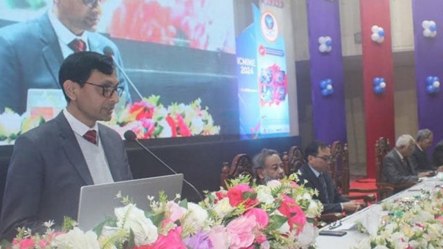 3-day Int'l Conference on Mechanical Engineering begins at RUET